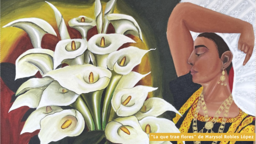 El taller de pintura del Ágora en la exposición «Apostando por el arte»